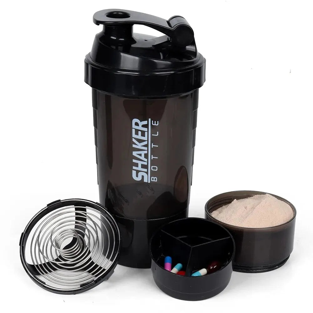 Shaker manuel avec compartiments de rangement